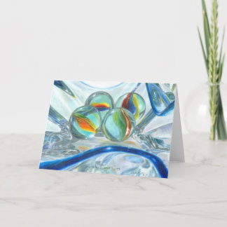 Bowl of Marbles Greeting Card