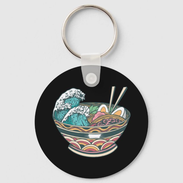 Bowl of Ramen Key Ring (Front)