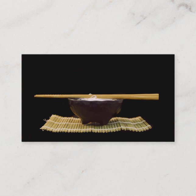 Bowl of Rice Noodles Business Card (Front)