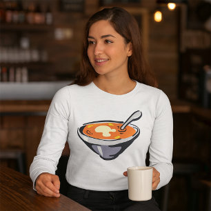 Bowl Of Soup Womens Long-Sleeve T-Shirt