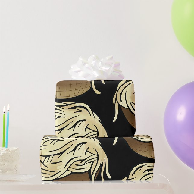 Bowl of Spaghetti Pasta Noodle Food Wrapping Paper (Creator Uploaded)