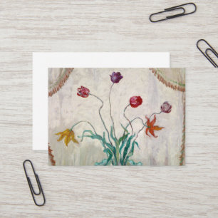 Bowl of Tulips by Florine Stettheimer Business Card