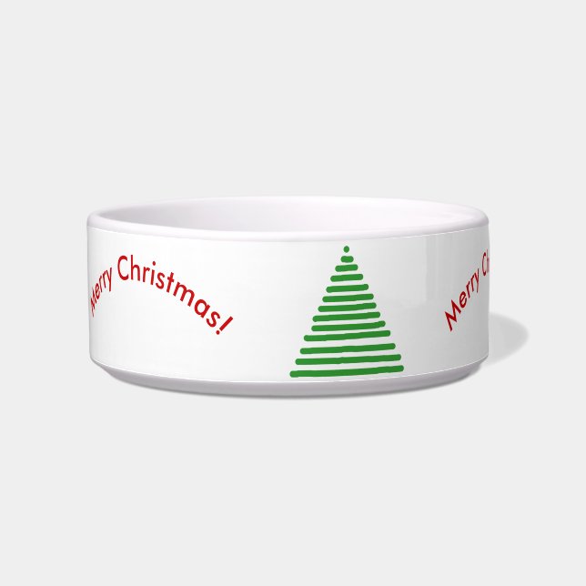 Bowl - Stylised Tree with Curved Text (Left)