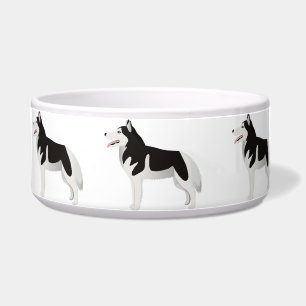 Bowl with Husky