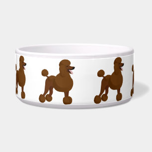 Bowl with poodle