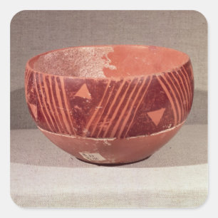 Bowl with triangular pattern, from Banpu, Square Sticker