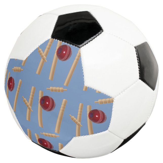 Bowled At Cricket,  Soccer Ball (Three Quarter)