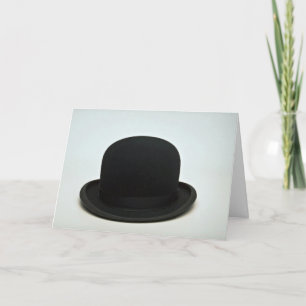Bowler hat card