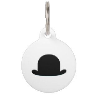 Bowler Hat Pet Tag