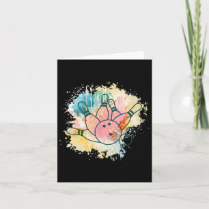 Bowler Teen Girl Bowling Byll Women Bowling Card