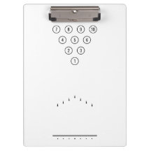 Bowler's Best Friend Bowling Pins and Lane Chart