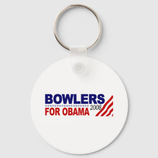 Bowlers For Obama Key Ring