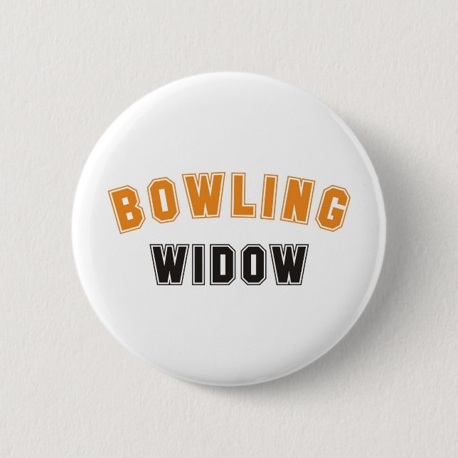 Bowling 6 Cm Round Badge (Front)