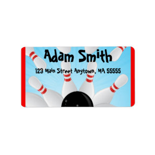 Bowling Address Labels