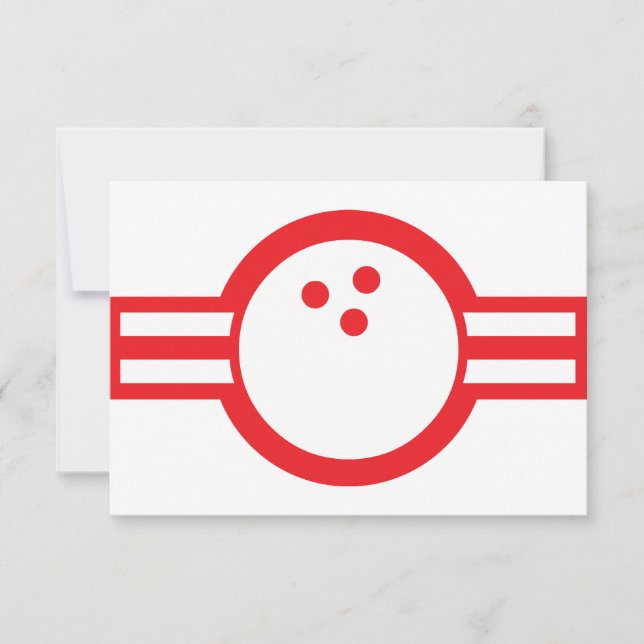 bowling airstar invitation (Front)