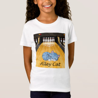 Bowling Alley Pastime Bowl with the Alley Cat  T-Shirt