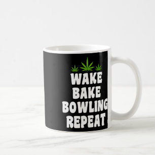 Bowling And Weed Smoker Coffee Mug