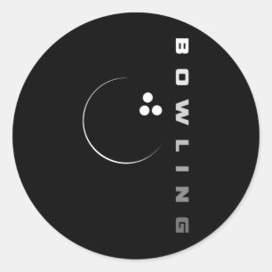 Bowling Apparel - Bowling 1 Classic Round Sticker