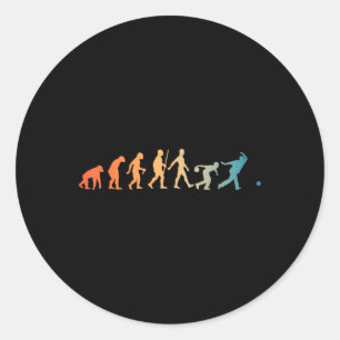 Bowling Art For Men Women Kids Bowler Novelty Stri Classic Round Sticker