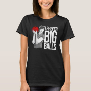 Bowling Art For Women Girl Funny Bowling Lover Jok T-Shirt
