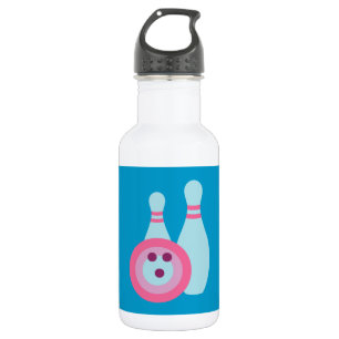 Bowling Ball and Pins 532 Ml Water Bottle