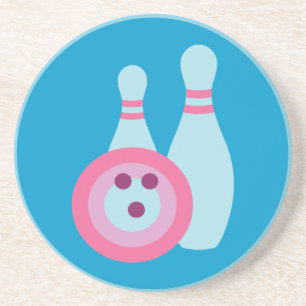 Bowling Ball and Pins Coaster