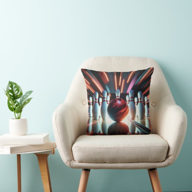 Bowling Ball and Pins Cushion (Chair)