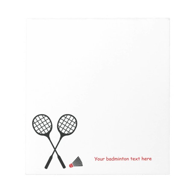 Bowling ball and pins custom notepad (Front)