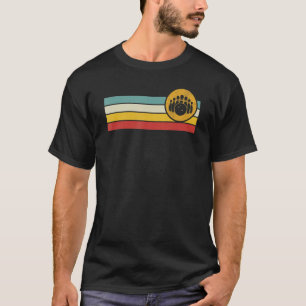 Bowling Ball And Pins Distressed Vintage Retro Sty T-Shirt