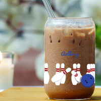 Bowling Ball and Pins Personalised