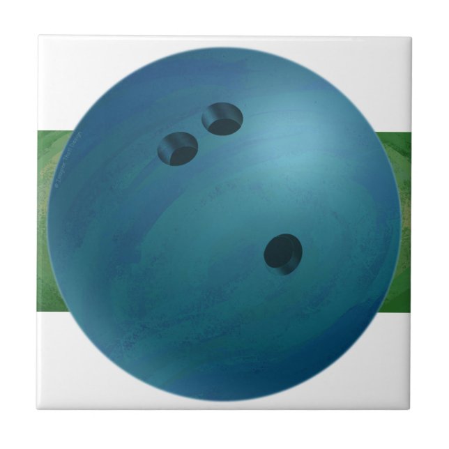 Bowling Ball Blue Tile (Front)