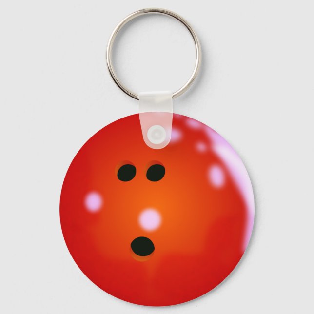Bowling Ball Keychain (Front)
