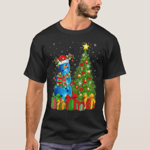 Bowling Ball Lights Xmas Tree Snowman Bowling Ball T-Shirt