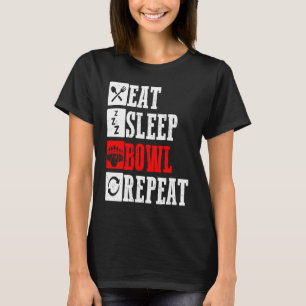 Bowling Ball Pin Bowler Strike Bowling Fanatic Bow T-Shirt