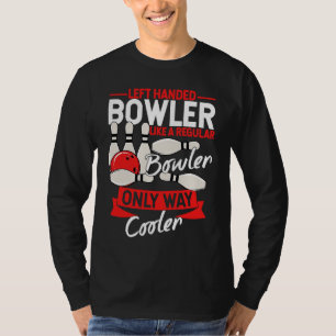 Bowling Ball Pin Bowler Strike Bowling Fanatic Bow T-Shirt
