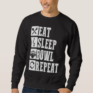 Bowling Ball Pin Bowler Strike Bowling Team Bowlin Sweatshirt