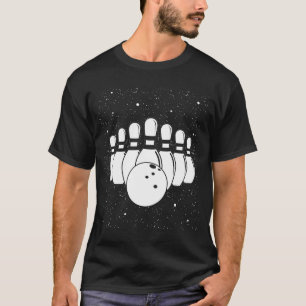 Bowling Ball Pin Bowler Strike Bowling Team Bowlin T-Shirt