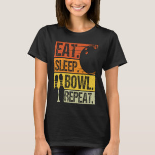 Bowling Ball Pin Bowler Strike Bowling Team Bowlin T-Shirt