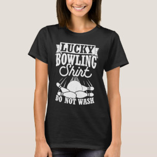 Bowling Ball Pin Bowler Strike Team Bowling Alley T-Shirt