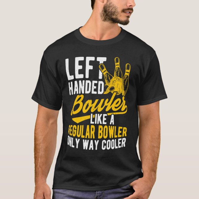 Bowling Ball Pin Bowler Strike Team Bowling Alley  T-Shirt (Front)