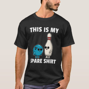 Bowling Ball  Pin Men Women Kids Youth Mom Alley   T-Shirt