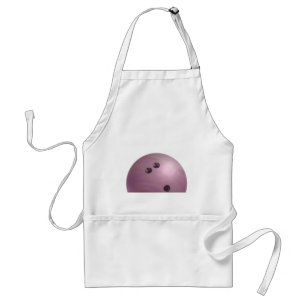 Bowling Ball Pink Standard Apron