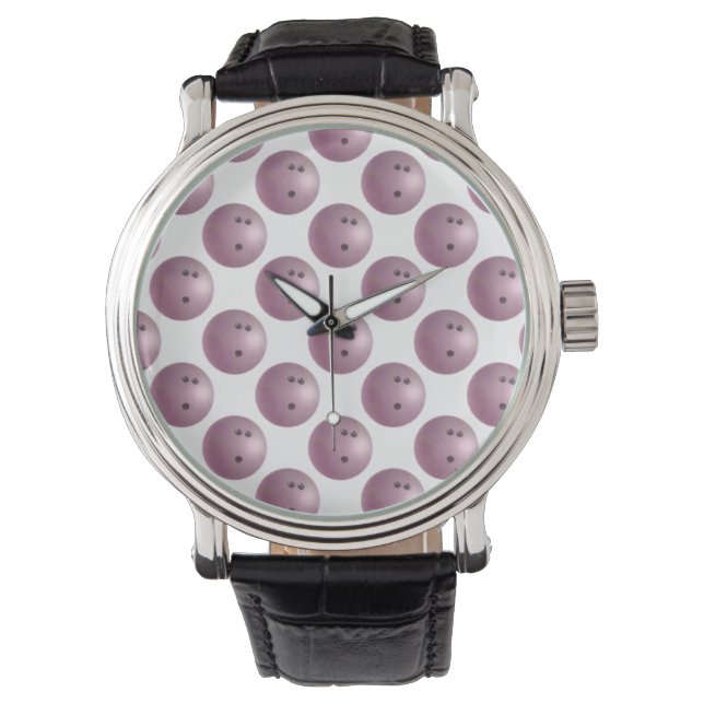 Bowling Ball Pink Watch (Front)