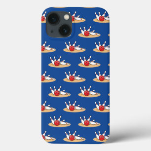 Bowling Ball Striking Skittles Pattern iPhone 13 Case