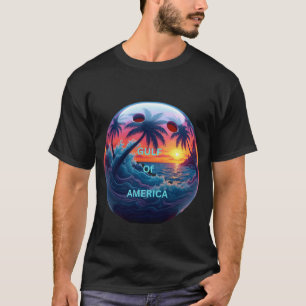 Bowling ball with the gulf of america T-Shirt