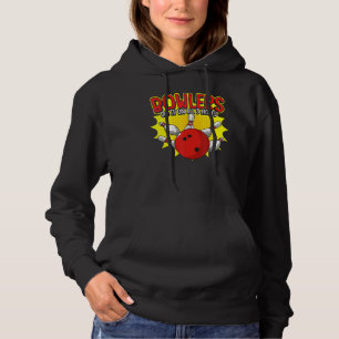 Bowling Balls Humour And Bowler Hoodie