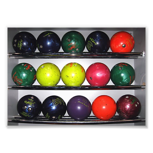 Bowling Balls Photo Print (Front)