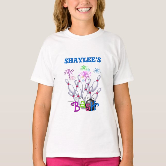 Bowling Birthday T-Shirt (Front)