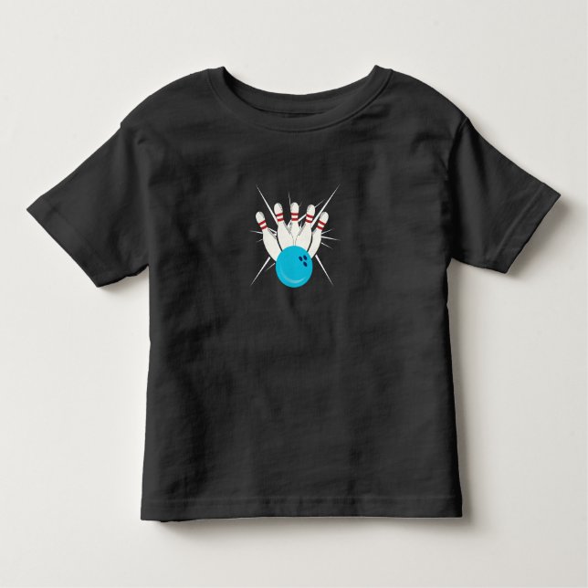 Bowling Bliss Toddler T-Shirt (Front)