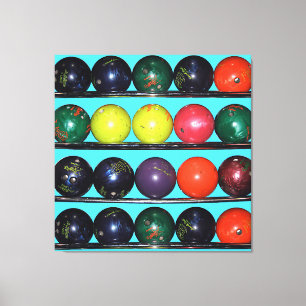 Bowling Blitz  Canvas Print